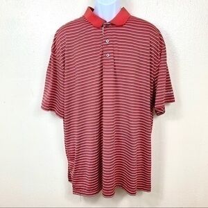 Reebok Men’s Shirt striped shirt red white